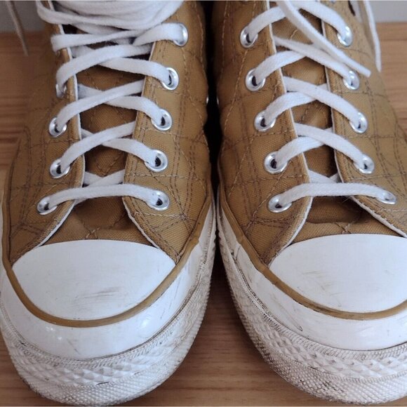 Converse Chuck Taylor 70 High Crafted Patches Sneakers Shoes Burnt Honey M10 W12 - Picture 9 of 11